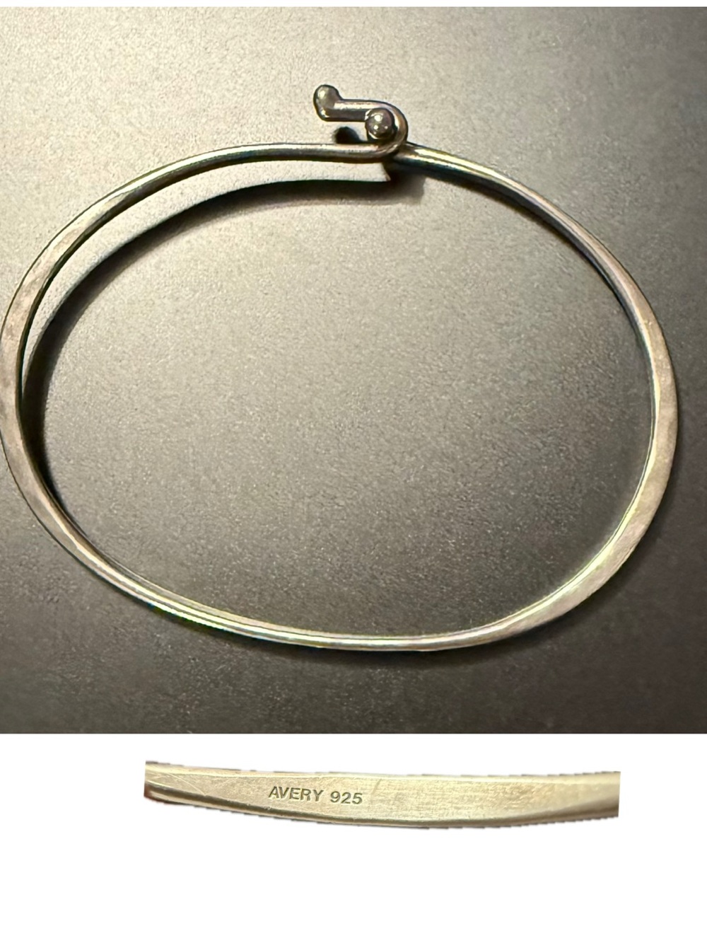 James Avery Sterling Double-Band Hinged Bangle - Silver Tone